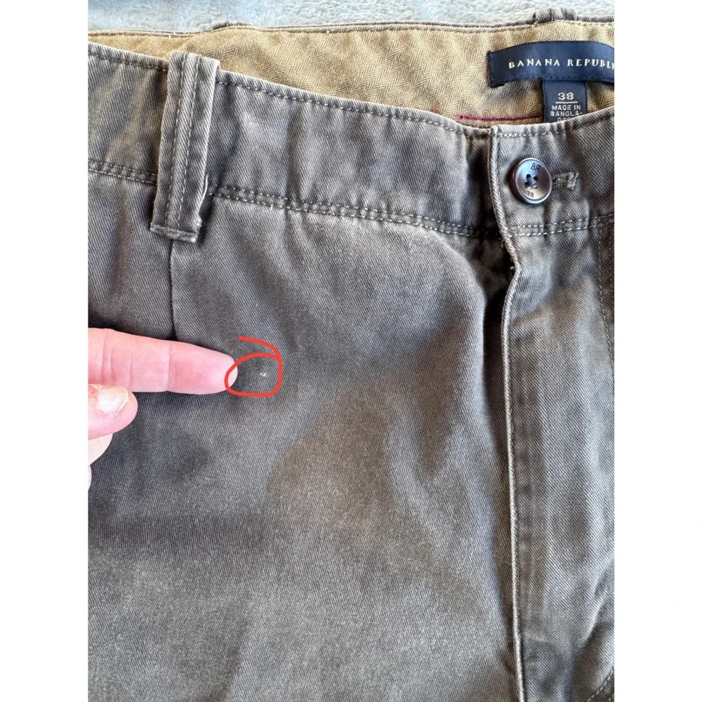Banana Republic‎ Cargo Shorts Mens 38 Brown Utility Preppy Casual Dadcore